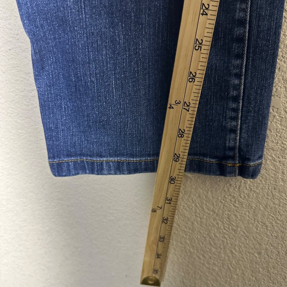 Tommy Hilfiger Denim Jean Pant Women 12 Low Rise Bootcut Flared Y2K Embroidered - Picture 7 of 14